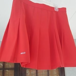 80s vintage Head pleated mini tennis skirt